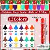 Eersida 192 Pack Christmas Bingo Game Cards and 0.4 oz Dot Daubers Set Includes 144 Bingo Cards and 48 Dot Markers Game Supplies Set for Christmas Supplies Family Casino Play Night Party Favor Gifts view 3