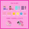 Barbie Cosmetic Set for Girls Kids Includes Nail Lip Eye Cheek Makeup, Safe Non-Toxic Beauty Playset by Townley Girl view 3