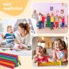 48 Wooden Rhythm Sticks for Kids, 12 Inch Colorful Percussion Instruments, Great for Classroom and Music Activities, 6 Fun Colors view 4