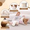 GILFWM 70" 4.2lbs Cow Thickened Kids Nap Mat for Preschool, Daycare,Kindergarten,Soft Washable for Boys and Girls, 2-in-1 Stuffed Animals Sleeping Bag and Pillow, Sleep Sack for Toddlers view 3