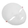 BESPORTBLE Unpainted PVC Fox Mask DIY Craft Blank Plain Mask for Cosplay Parties and Performances Paintable Soft Matte White Half Face with Versatile Costume Accessory view 1