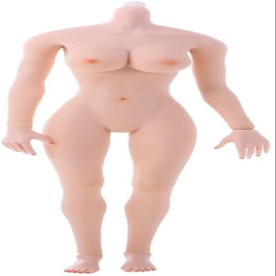 3FLQOOPP Seamless Female Doll Body for 12 Inch 1/6 Scale Rubber Figure - Normal Skin 1/6 (Pink Skin)