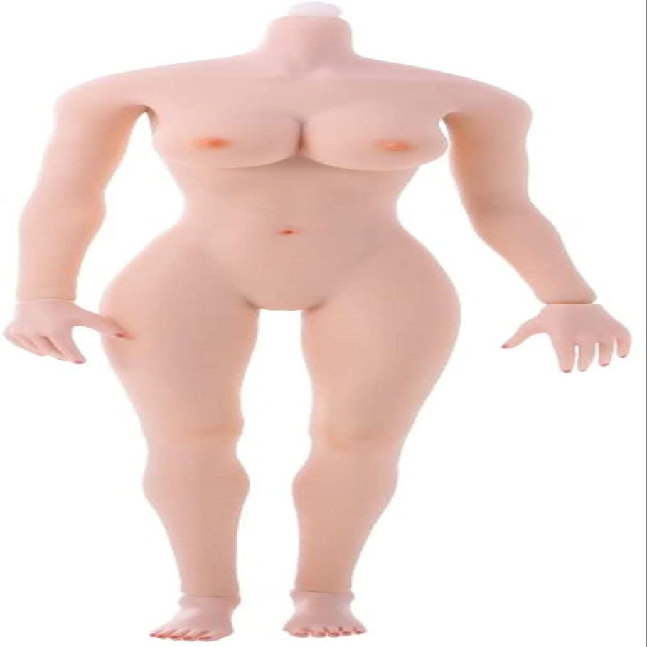 3FLQOOPP Seamless Female Doll Body for 12 Inch 1/6 Scale Rubber Figure - Normal Skin 1/6 (Pink Skin)