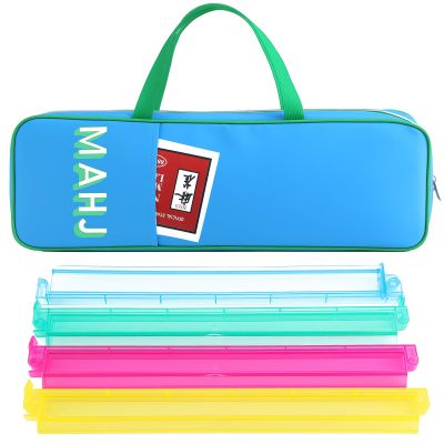 Aliceset Mahjong Rack Storage Bag 21 x 6.5 x 2 Inches Mahjong Gifts for Women Mah Jong Tile Bags with Zipper for Tiles and Pushers Rack Storage Bags Gifts Accessories(Only Bag)(Royal Blue)