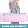 Aliceset Mahjong Rack Storage Bag 21 x 6.5 x 2 Inches Mahjong Gifts for Women Mah Jong Tile Bags with Zipper for Tiles and Pushers Rack Storage Bags Gifts Accessories(Only Bag)(Light Pink) view 4
