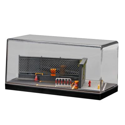 1/64 Parking Lot Display Case Mini Model Cars Storage Box Diecast Car Garage