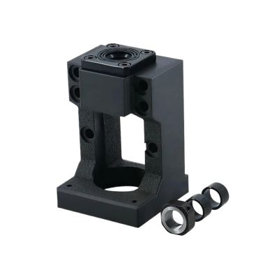 CPBGXJZD HM15 Integrated Motor Mount Bracket Fit Nema32 Nema34 Stepper Motor and 80ST Servo for 20mm BK15 Ballscrew of Engraver