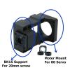 CPBGXJZD HM15 Integrated Motor Mount Bracket Fit Nema32 Nema34 Stepper Motor and 80ST Servo for 20mm BK15 Ballscrew of Engraver view 2