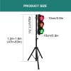 XKEDNMF Red Yellow Green Traffic Signal Light,Traffic Safety Education Props for Early Education,Learning & Education,with Remote Control, view 2