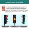 XKEDNMF Red Yellow Green Traffic Signal Light,Traffic Safety Education Props for Early Education,Learning & Education,with Remote Control, view 4
