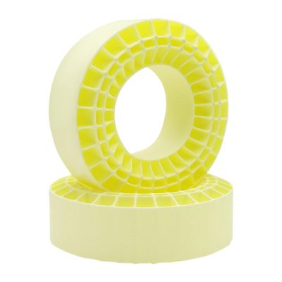 predolo 2X Tire Inserts for 1/10 RC Crawler Trucks 1 10 Scale Car Accessories Replacement 1:10 RC Car Part for Vehicles Model, Yellow