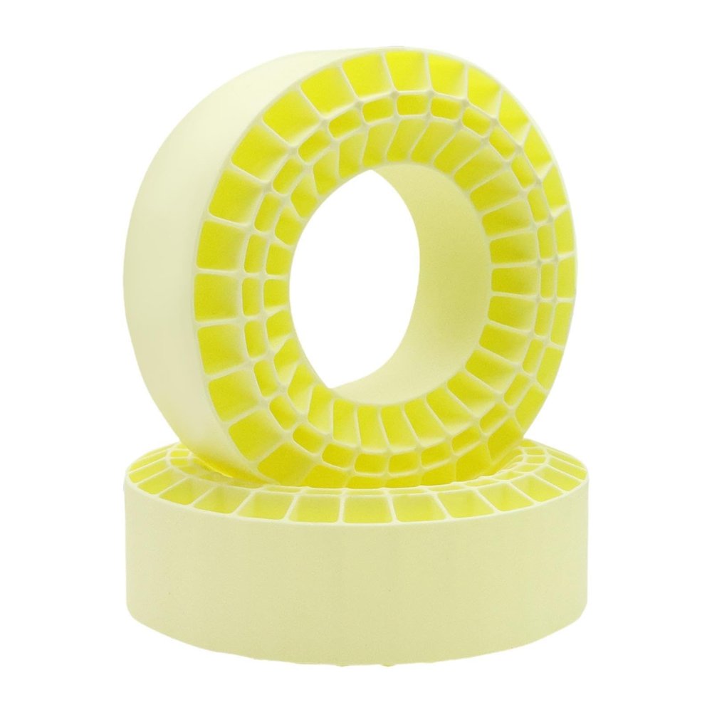 predolo 2X Tire Inserts for 1/10 RC Crawler Trucks 1 10 Scale Car Accessories Replacement 1:10 RC Car Part for Vehicles Model, Yellow
