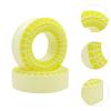 predolo 2X Tire Inserts for 1/10 RC Crawler Trucks 1 10 Scale Car Accessories Replacement 1:10 RC Car Part for Vehicles Model, Yellow view 2