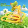 SHYMAGICRZ Dinosaur Climbing Slide Stair ToyAssembly Track Car, Stair Climbing Game Set for Toddler Motorized with Music, Birthday Gifts for 3 4 5 6 7 Year Old Boys Girls Children view 4