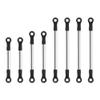 8PCS Stainless Steel Straight Links Set Compatible with 1 18 Scale RC Crawler Cars Compatible with Chassis Suspension Clearance Adjustment Upgrade Parts view 1