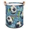 Huoxingcun Laundry-Basket for Baby Boys Girls Soccer Net Personalized Laundry-Hamper with-Handle Dirty-Clothes-Storage-Basket view 1