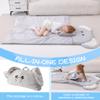 GILFWM 70" 4.2lbs Elephant Thickened Kids Nap Mat for Preschool, Daycare,Kindergarten,Soft Washable for Boys and Girls, 2-in-1 Stuffed Animals Sleeping Bag and Pillow, Sleep Sack for Toddlers view 4