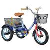Empylynzar Kids Tricycle with Safety Features, Wide Anti-Skid Tires, Storage Basket, Soft Cushion Seat, Red (Blue) view 1