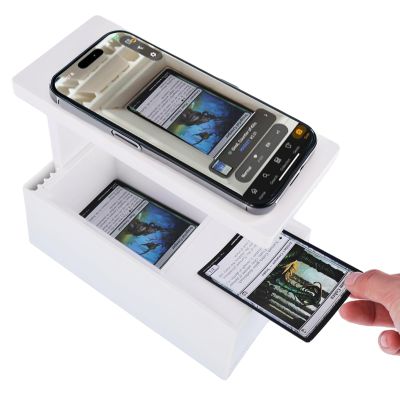 2025 Precision MTG Card Scanner Stand - ABS Injection Molded for ManaBox App, Quick Pricing & Collection Tracking
