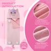 GILFWM 70" 4.2lbs Unicorn Thickened Kids Nap Mat for Preschool, Daycare,Kindergarten,Soft Washable for Boys and Girls, 2-in-1 Stuffed Animals Sleeping Bag and Pillow, Sleep Sack for Toddlers view 2