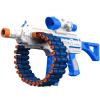 Electric Automatic Toy, JakMean Toy Blaster with 30 Dart Clips and 100 Foam Darts, Outdoor Shooting Games Toys for 6-12 Year Old Boys & Girls Adults, Gifts for Birthday Xmas, Blue view 1