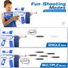 Electric Automatic Toy, JakMean Toy Blaster with 30 Dart Clips and 100 Foam Darts, Outdoor Shooting Games Toys for 6-12 Year Old Boys & Girls Adults, Gifts for Birthday Xmas, Blue view 2
