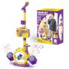 Bluetooth Kids Karaoke Microphone with Adjustable Stand, Karaoke Machine for Kids with Bubble MakerVioce Changer, Colorful Lights - Microphones for Singing Christmas, Birthday Gifts for Girls, Boys view 1