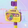 Bluetooth Kids Karaoke Microphone with Adjustable Stand, Karaoke Machine for Kids with Bubble MakerVioce Changer, Colorful Lights - Microphones for Singing Christmas, Birthday Gifts for Girls, Boys view 3