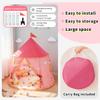 Acamina Play Tent for Kids,Space Rocket Ship TentChildren Pop Up Foldable Tents Playhouse Indoor Outdoor Games PartyBirthday Toy for Boys GirlsPrincess Prince Castle Teepee Gift (Pink) view 2