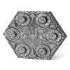 Banloga D&D Dice Set,7PCS Metal Dice for Dungeons and Dragons,Mini Dice Set with Pocket Watch Case,Role Playing Board Games Accessories (Dragon, Ancient Silver-S)