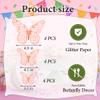 12-Pack Rose Gold Butterfly Cupcake Toppers - 3D Folding Butterfly Cake Decorations - Elegant Party Supplies for Birthday, Wedding & Baby Shower view 4