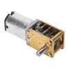 1218GE-N20 Mini Gear Motor, 3V 6V DC, Metal Worm Gear Reducer, Multiple Speed Options 16-70 RPM, Brush Motor for Electronic Devices view 3