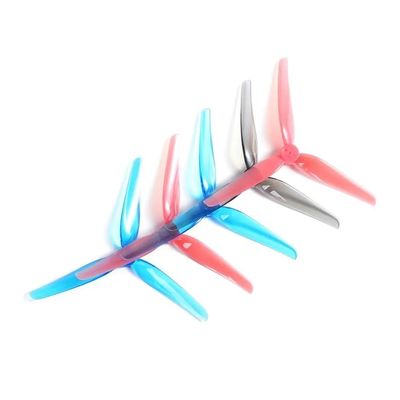 16pcs/8pairs Nazgul 5030 5 Inch 3 Blade/three Blade Propellers Fit For XING 2005 Motor For FPV Parts(Crystal red)