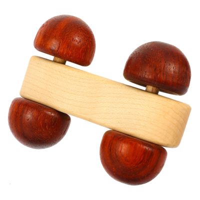 Healifty Grasping Training Wooden Push Car for Smooth Hand Grip Design Rounded Edges for Safe Play Enhances Finger Flexibility and Speech Development Educational Vehicle for Months