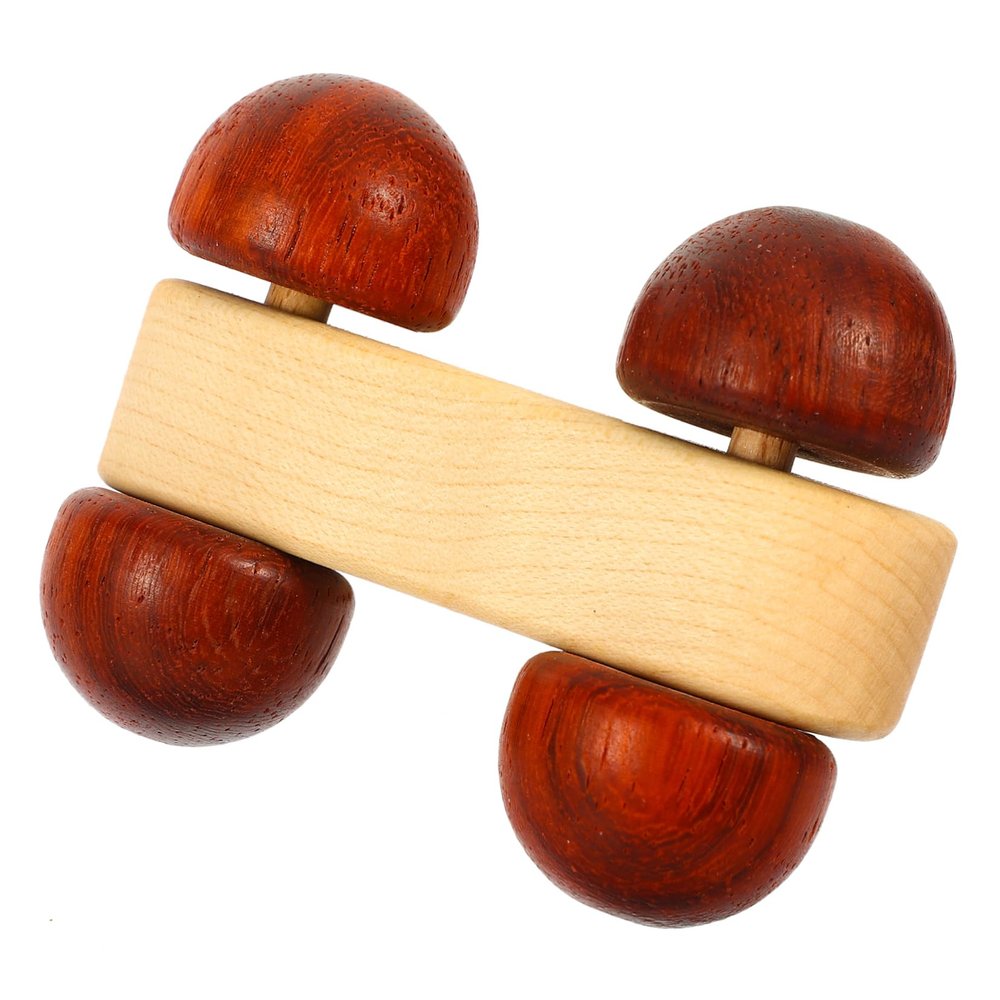Healifty Grasping Training Wooden Push Car for Smooth Hand Grip Design Rounded Edges for Safe Play Enhances Finger Flexibility and Speech Development Educational Vehicle for Months