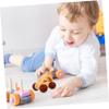Healifty Grasping Training Wooden Push Car for Smooth Hand Grip Design Rounded Edges for Safe Play Enhances Finger Flexibility and Speech Development Educational Vehicle for Months view 3