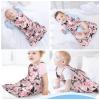 Muishi Pink Eiffel Tower Butterfly Baby Wearable Blanket Infant Boys Girls Sleeping Bag for Newborn Unisex Baby Stuff Sleep Sack Suit L(12-18month) view 3