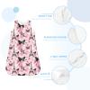 Muishi Pink Eiffel Tower Butterfly Baby Wearable Blanket Infant Boys Girls Sleeping Bag for Newborn Unisex Baby Stuff Sleep Sack Suit L(12-18month) view 4