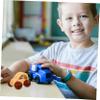 Beaupretty Push Car Wooden Hand Grip for Boy Girl Smooth Rounded Edges Grasping Educational Plaything Safe Non Toxic Maple Push Car for Hand Eye Coordination Development view 3
