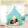 Acamina Play Tent for Kids,Space Rocket Ship TentChildren Pop Up Foldable Tents Playhouse Indoor Outdoor Games PartyBirthday Toy for Boys GirlsPrincess Prince Castle Teepee Gift (Green) view 2