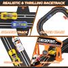2-in-1 Slot Car Race Track Sets - Electric Race Car Track with 2 High-Speed Racing Cars, Dual Racing Game Lap Counter Circular Overpass Tracks, Remote Control Cars Toys/Gift for Boys Kids Ages 8-12 view 3