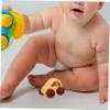 Wakauto Wooden Grasping Car Lightweight Hand Push Vehicle for Motor Skill Development Smooth Sanded Edges Grasping for Early Learning and Speech Enhancement view 3