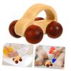 TOYANDONA Wooden Hand Push Car with Rounded Edges Maple Grasping for Fine Motor Skills and Hand Eye Coordination Development view 3