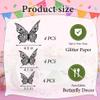 12-Pack Black Butterfly Cupcake Toppers - 3D Folding Butterfly Cake Decorations - Elegant Party Supplies for Birthday, Wedding & Baby Shower view 4