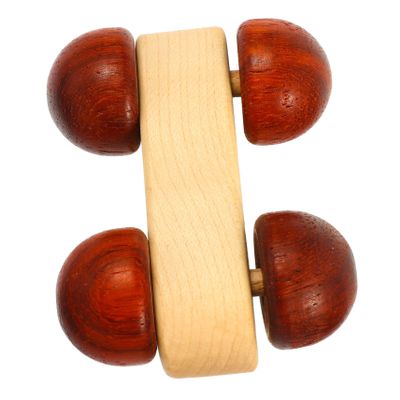 Abaodam Wooden Car for Grasping and Fine Motor Skills Development Hand Grip Plaything with Maple and Rounded Corners Friendly for Easy Holding and Safe Rolling Entertainment