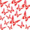 12-Pack Red Butterfly Cupcake Toppers - 3D Folding Butterfly Cake Decorations - Elegant Party Supplies for Birthday, Wedding & Valentine's Day view 1