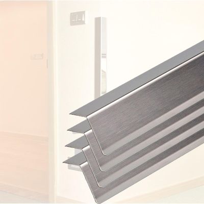 20 52 68 80 90 96 in Long Wall Corner Guard Metal, Wall Edge Protectors Guards for Cabinets/Fireplaces, Aluminum Corner Guards for Protect Walls Sharp Furniture(4pcs,L88 x W1.4in)