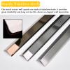 20 52 68 80 90 96 in Long Wall Corner Guard Metal, Wall Edge Protectors Guards for Cabinets/Fireplaces, Aluminum Corner Guards for Protect Walls Sharp Furniture(4pcs,L88 x W1.4in) view 4