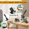 Badge Maker Machine, Fridge Magnet Maker Machine | DIY Refrigerator Magnet Crafting Kit for Kids & Adults,Create Custom Personalized Fridge Decor, Arts & Crafts Activity Supplies view 3