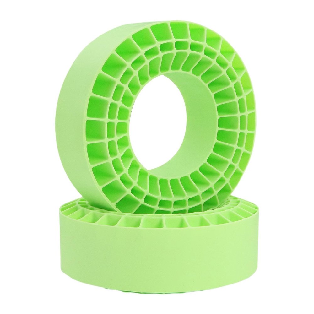 Luwecf 2X Tire Inserts for 1/10 RC Crawler Trucks,1 10 Scale Car Accessories,Waterproof 1:10 RC Car Part for Vehicles Model, Green